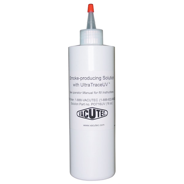 Vacutec Ultratraceuv Smoke Solution, 16 OZ Bottle P0716UV - main